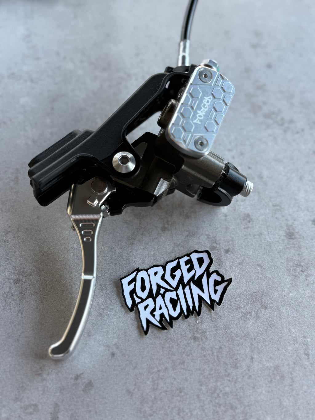 Sur-Ron Ultra Bee Brake Upgrade Kit | CNC Lever, Reservoir Cap & Hardware | Forged Racing