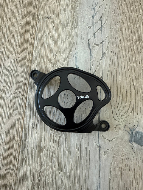 Surron Light Bee X (LBX) Metal Motor Cover | CNC Upgrade Replacement (Black & Chrome)